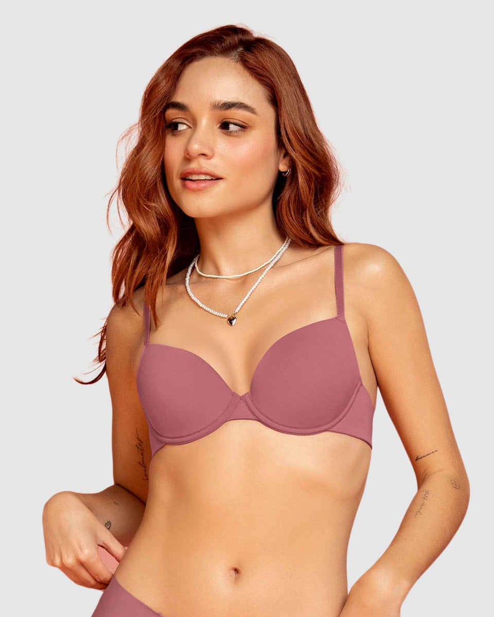 Sujetador liso con aro interno