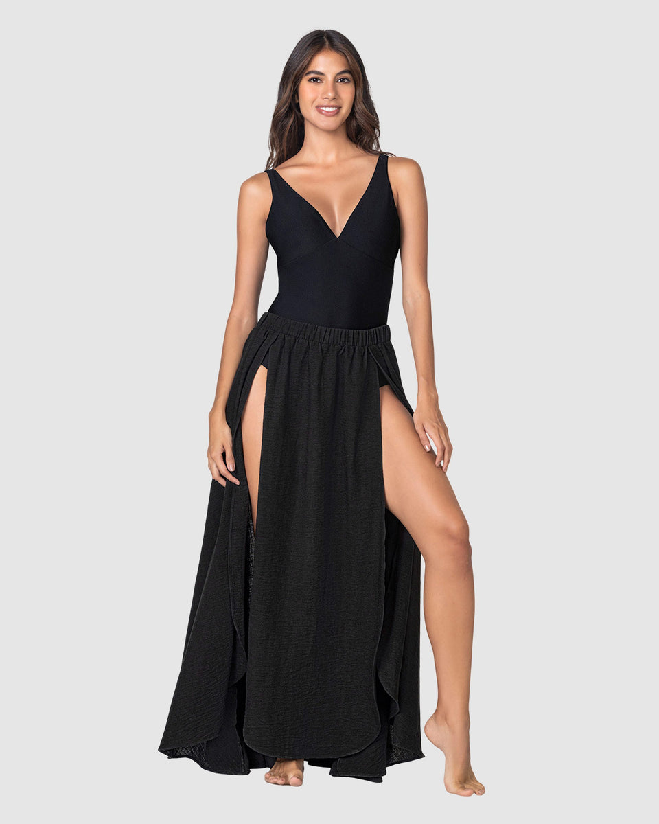 Salida de baño tipo falda