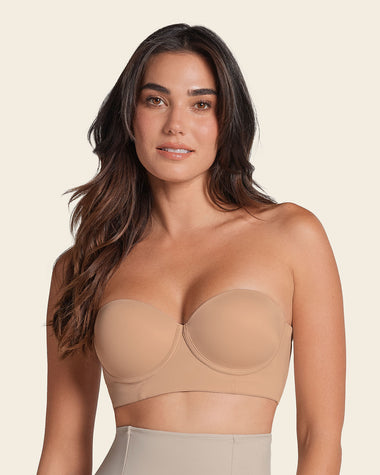 Sin tirantes bustier 360° de perfección#color_801-habano-medio