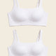 Paquete x 2 sujetadores sin aro ultracómodos de alto soporte y cubrimiento Everyday Bra#color_000-blanco